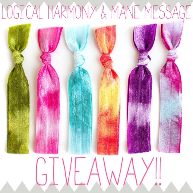 Logical Harmony & Mane Message Hair Tie Giveaway! Logical Harmony & Mane Message Hair Tie Giveaway!