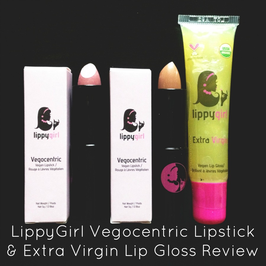 LippyGirl Vegocentric Lipstick & Extra Virgin Lipgloss Review